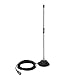 PNI Paket CB Radio Midland Alan 42 DS + Antenne Extra 40 mit Magnet, ASQ, 40CH, 4W, SWR 1.0