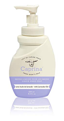 Caprina by Canus Liquid Hand Soap Pump, Lavender Oil, 8.5 Ounce