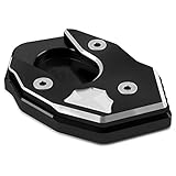 BAIONE Motorrad Seitenständer Unterstützung Fuß-Verbreiterung Ständer Platte für Kawasaki Z650 Z900 Z1000 Z1000SX ER-6N ZX6R ZX10R