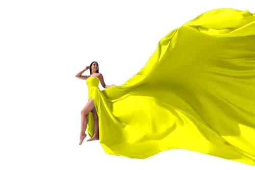 Robe sans bretelles en satin pour femme longue robe de soirée de défilé fente haute