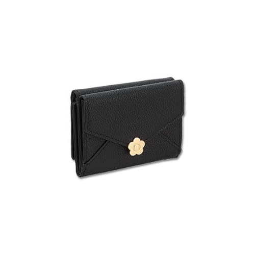 MAY QUANT ブラック 二つ折り財布 MARY QUANT ブラック二つ折り財布