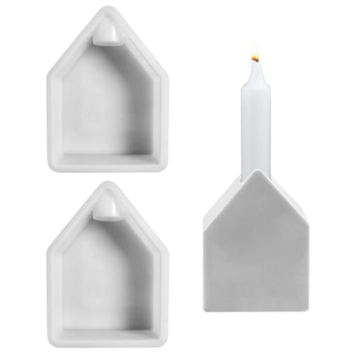 JAMSSOW Silikonformen Gießformen Häuser, 4 Pcs Mi Produktbild-Vorschau 6