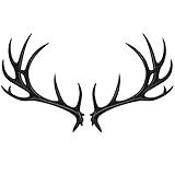 Dopetattoo Six sheets Temporary Tattoos for Men and Women Wild Plant Deer Antler Ilustration Logo Template abstract Illustration Design for Men Temporary tattoo for Women Neck Arm Chest for Woman