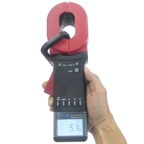 ZOEYEC 200? Ground Tester Clamp Earth Resistance Tester Meter ETCR2000A+