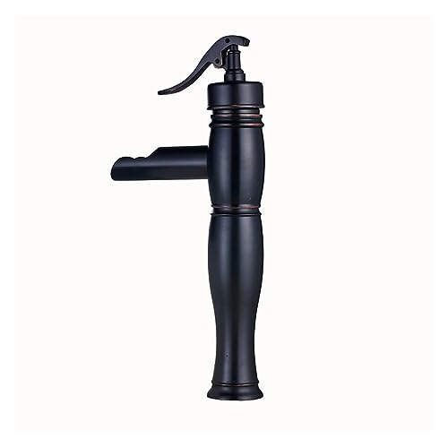 Grifo monomando cascada con control de agua fría y caliente para lavabo