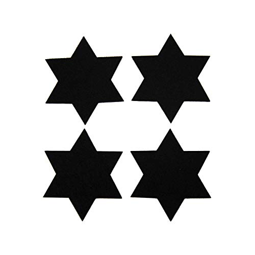 Oblique-Unique® Filzuntersetzer in Sternenform 4er Pack - Dekorativ,...