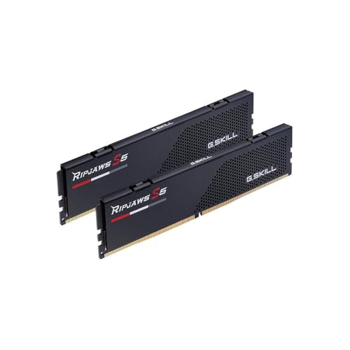 Image of G.Skill Ripjaws S5 Series (Intel XMP 3.0) DDR5 RAM 64GB (2x32GB) 6000MT /s CL30-40-40-96 1.40V Desktop Computer Memory UDIMM - Matte Black (F5-6000J3040G32GX2-RS5K)