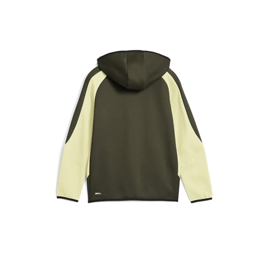 PUMA Kids Boys Evostripe Hoodie Athletic Outerwear Casual - Green - Size L2