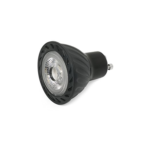 Faro Barcelona 17324 - Bombilla GU10 LED, 60°, 8W, 2700K aluminio y plástico, color negro