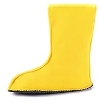 Ladeheid Warming Insert for Children's Girl's Boy's Wellington Boots Rainy Wellies Rain Boots LA-CA-10 LA-CA-11 (Yellow, 32/33 EU)