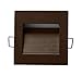 NICOR Lighting LED Square Accent Pathway Steplight, Oil-Rubbed Bronze (STQ-10-120-OB)