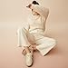 CUSHIONAIRE Belinda Women’s Lace Detail Casual Sneakers – Elegant Ribbon Lace-Up Summer Shoes for Women with Memory Foam, IVORY 10