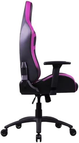 Oversteel DIAMOND - Professional Gaming Chair, Leatherette, 3D Armrests, Height-adjustable, 180° Reclining, Gaslift Class 4, Up to 150Kg, Including Neck and Back Cushion, Colour Purple