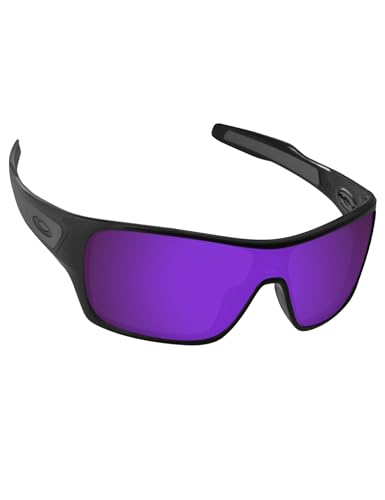 Image of Alphax Plasma Purple Mirrored Elite Polarized Replacement Lenses for Oakley Turbine Rotor OO9307 Sunglasses