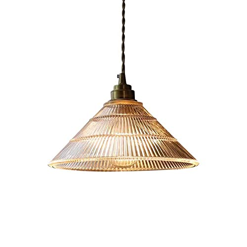 Lampe Suspendue en Verre Japonais E27 pour Table à Manger