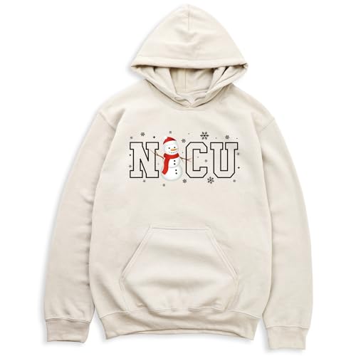 Nicu Nurse Snowman Christmas Sweatshirt, Neonatal Intensive Care Nurse Gift, Christmas Sweater For Nurse, Snowman Design Sweatshirt For Holidays2