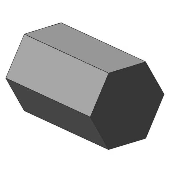 Carbon Steel Hex Bar, 12 in L, 3/4 in W, Mfr: 18H.75-12-A