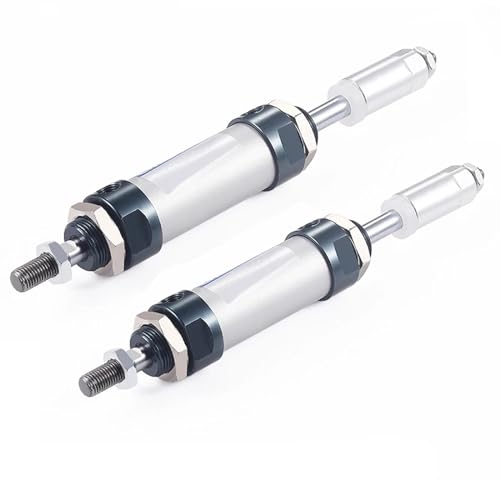 Vérin pneumatique MALJ32 avec course ajustable de 50 à 200 mm pour un montage compact
