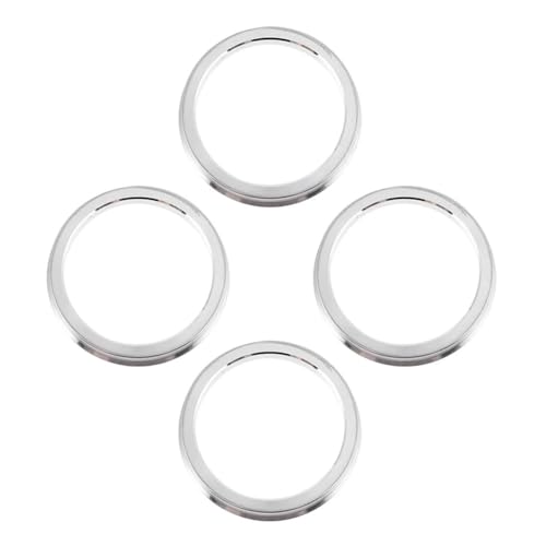 ASYUIHUUY Anillos Centradores Llantas 4 Anillos de centrado Rueda aleación Aluminio 66,45 a 57,1 Pulgadas for espaciadores Ruedas Alta dureza, antirrobo for Coche