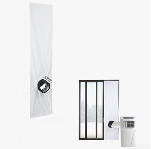 Besttoolifes Sello general de ventana de aire acondicionado de 3/2 m, para aire acondicionado portátil y secadora, kit de sellado de ventana ajustable portátil (3 m)