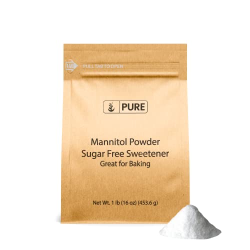 Pure Original Ingredients Mannitol Powder (1 lb) Sugar Free Sweetener Great For Baking