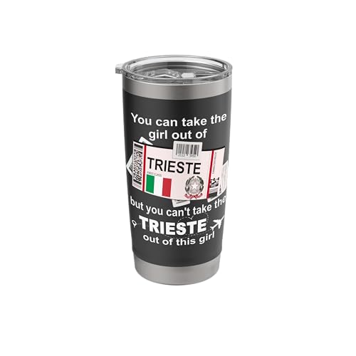 Trieste Boarding Pass - Trieste Girl - Trieste Stainless Steel Insulated Tumbler