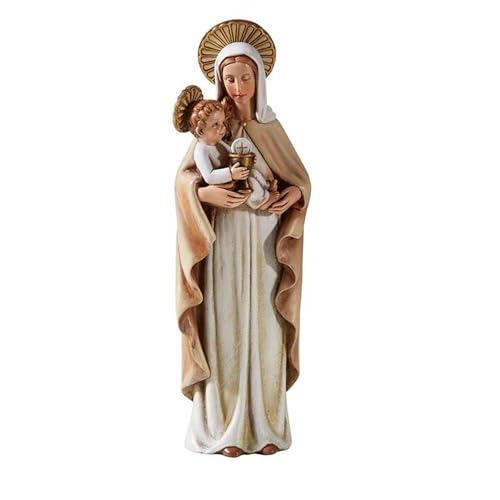 Resin Our Lady of The Blessed Sacrament Figurine Inspired by Sister M.I. Hummel, 8 Inch