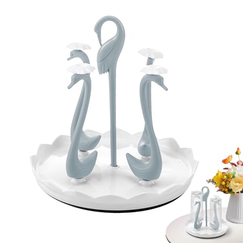 Tewzafiya Secador de Biberones – Soporte de Secado para Tazas, escurridor Decorativo para encimera, Viajes, organización, Mesa sobre Fregadero, Lavado y Cocina