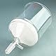 StonyLab Borosilikatglas Buchner Filtertrichter 2000ml mit mittlerer Fritte, 155 mm Scheibendurchmesser, 145 mm Tiefe, mit 24/40 Standard-Taper-Innengelenk und vakuumgezahnten Rohren (2000ml)