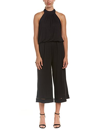 CATHERINE CATHERINE MALANDRINO Women's Lena Jumpsuit, Black Beauty, L