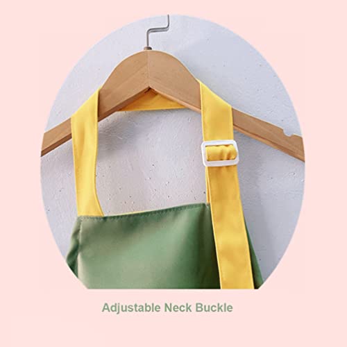 Vifine Kids Aprons For Boys Girls, Cartoon Artist Painting Aprons With Pockets And Sleeve Covers, Waterproof & Stain Proof Smocks For Ages 2-12 Years Kids #TOP5