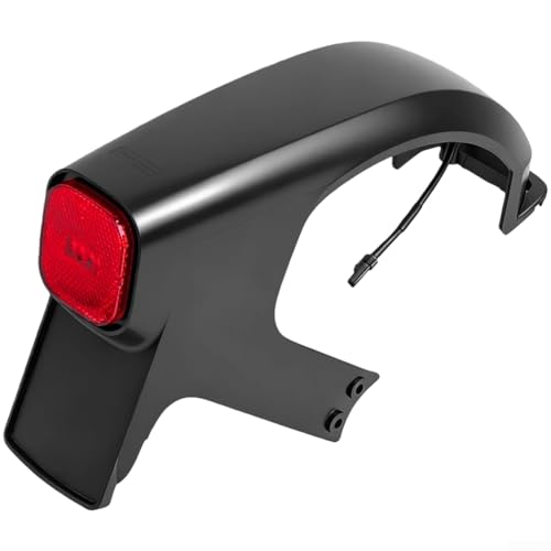 Guardabarros trasero para patinete eléctrico de plástico negro, 29x7x2.2 pulgadas