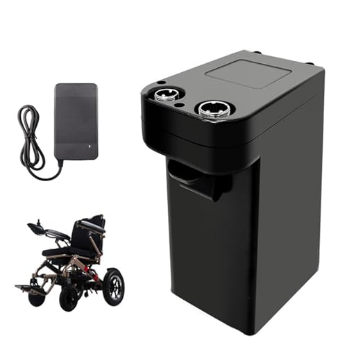 HJGHY 24v 8ah, Batería de Litio de 24 V 6 Ah, 8 Ah, 10 Ah, 12 Ah, 15 Ah para Silla de Ruedas eléctrica Plegable y Motor de Scooter de Movilidad de 500 W.
