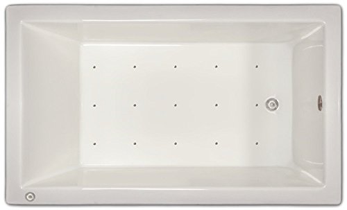 Signature Bath LPI18-A-RD Drop-In Air Injection Bathtub with Stainless Jets - Right Drain