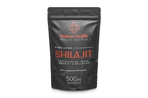 Shilajit Capsules | Himalayan Shilajit 40% Fulvic Acid | 60 Capsu...