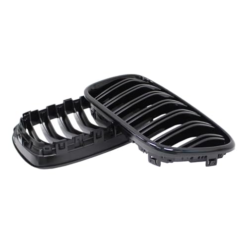 Calandre avant pour BMW X3 F25 (2010-2013), 1 paire de grilles de rein noir brillant de remplacement