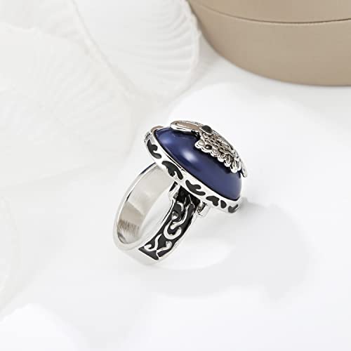Fashion Vampire Diaries Ring Daylight Walking Signet Damon's Ring for Fans4