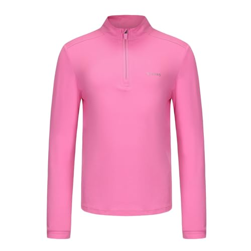 Image of USA Pro Kids Quarter Zip Junior Tracksuit Top Pink 9-10 Years
