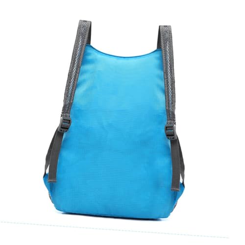 SUPVOX Foldable Travel Bag Large Capacity Backpack for Travel Accessories Durable for Casual Day Trips Blue4