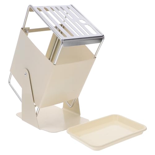 ZUNOXAZ Organizer Coltelli in Acciaio Inox Rotante con Fessure Portautensili Salvaspazio per Coltelli da Banco Supporto Portacoltelli per Cucina