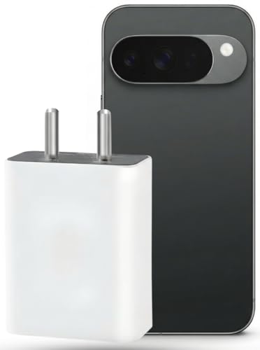 Image of YISHU 30W USB-C PD Charger Compatible for Google Pixel 9 8a 7 Pro Pixel Tablet & USB-C Devices | Original Charging Speed (White)