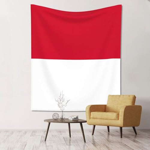 Tapisserie murale drapeau de Monaco SHuWeiD légère pour chambre
