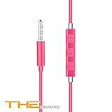 ROCHE G3 In-ear Earphone Heavy Bass Noise cancelling Stereo Earbuds/Headphone/Headsets with Mic (Pink)