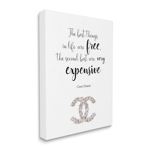 Image of 'Best Things In Life Fashion Phrase'| Canvas Art