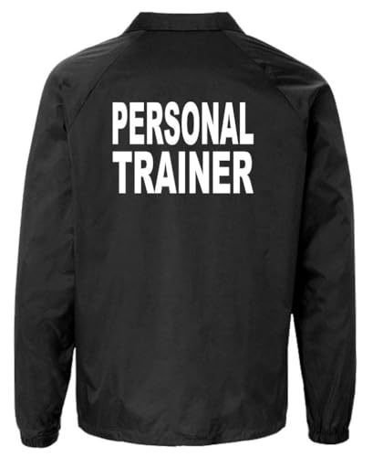Cold Harbor Personal Trainer Coaches Jacket Men’s Women’s Gym Instructors Performance Coaching Outerwear Fitness Windbreaker