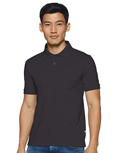 Image of Rupa Bumchums Men Super Combed Cotton Solid Half Sleeve Club Collar Polo Regular Fit T-Shirt with Chest Pocket