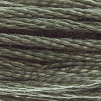 Image of DMC 117-646 Six Stranded Cotton Embroidery Floss, Dark Beaver Gray, 8.7-Yard
