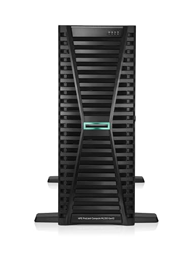 Image of Hewlett Packard Enterprise ProLiant ML350 Gen12 Tower Server (P87788-005), Xeon 6515P 16-Core, 64GB DDR5, 8SFF, 1x960GB SSD, MR408i-o RAID, Dual 800W PSU | 1 x Intel Xeon 6515P 2.30 GHz, 64 GB RAM, 960 GB SSD - (2 x 480GB) SSD Configuration