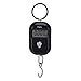 Omabeta Pèse-Bagages Portable Porte-clés Poignée 25 Kg Pesant Noir Suspendu Balance Numérique Outils de Mesure HD Vision Nocturne pour L'Industrie de la Livraison Express