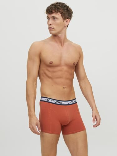 Bóxer Hombre JACK & JONES Jacmarco Solid Trunks Noos Pack de 3 Calzoncillos de Algodón Negro 3